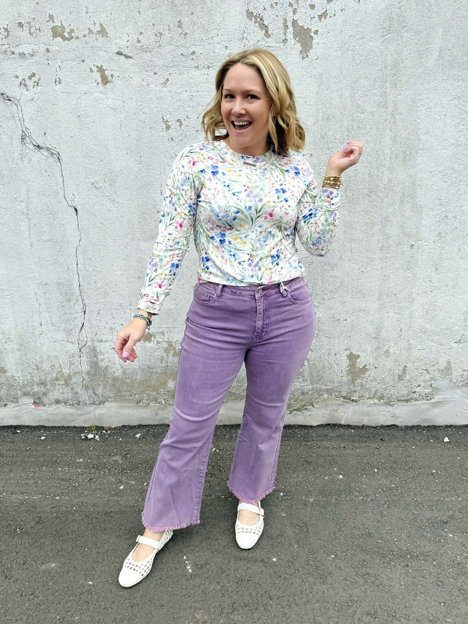 Playful Edge Denim Pants - Multiple Colors! {S-XL} - KaraMarie