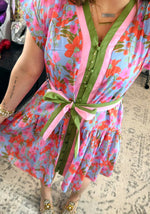 Blossom Parade Button Dress {S-L} - KaraMarie