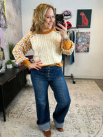 Crafted Squares Cable Knit Sweater {S-XL} - KaraMarie