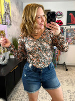 Judy Blue Frayline V-Waist Shorts {S-3X} - KaraMarie