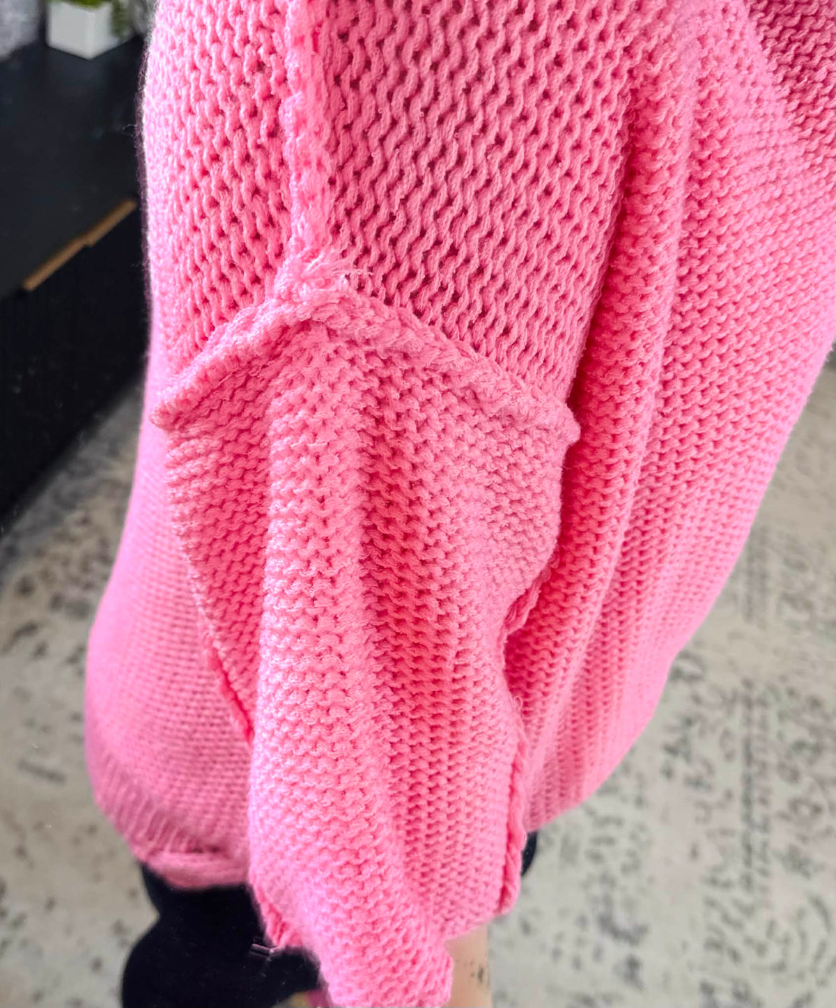 Out of the Box Sweater in Bubblegum {S/M-2X/3X} - KaraMarie