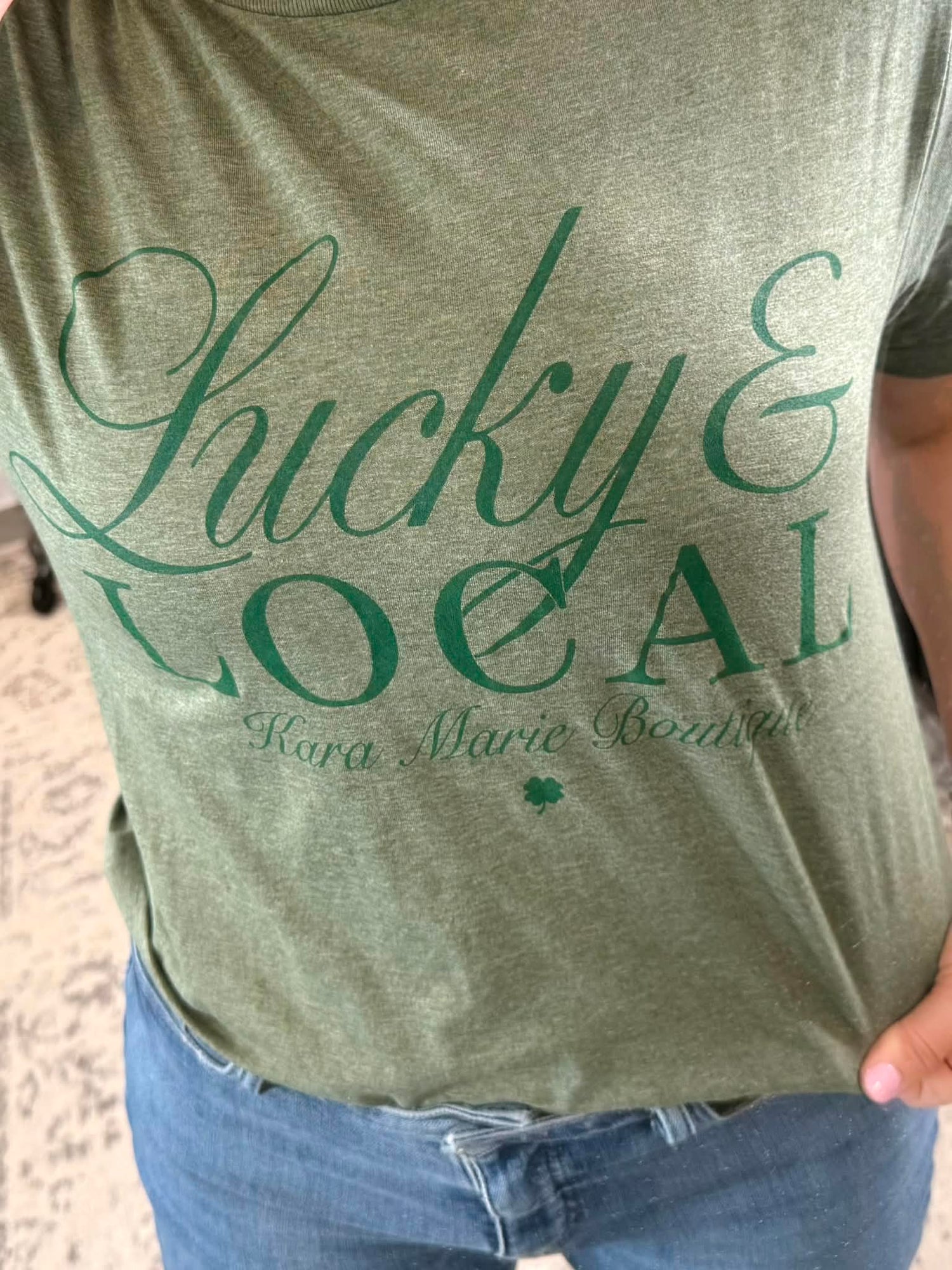 KMB Lucky & Local Tee {S-3X} - KaraMarie