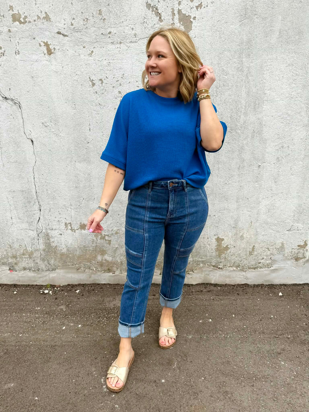 Effortless Texture Banded Top - Multiple Colors! {S-3X} - KaraMarie