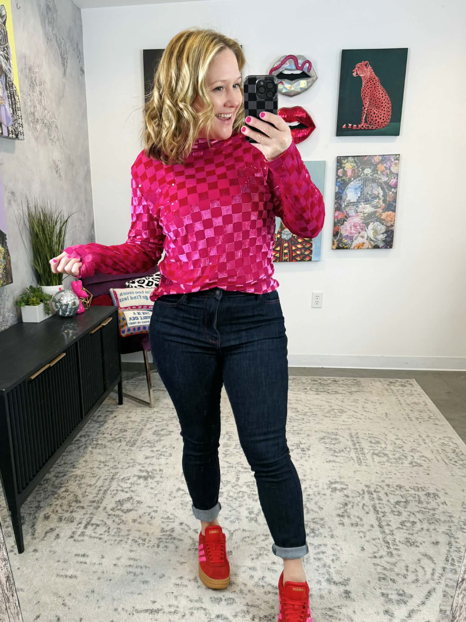 You Da Bomb Velvet Mesh Top {S-3X} - KaraMarie