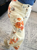 Petal Path Twill Pants {S-3X} - KaraMarie
