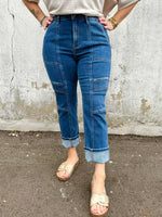 Risen Linework Ankle Jeans {1-15} - KaraMarie