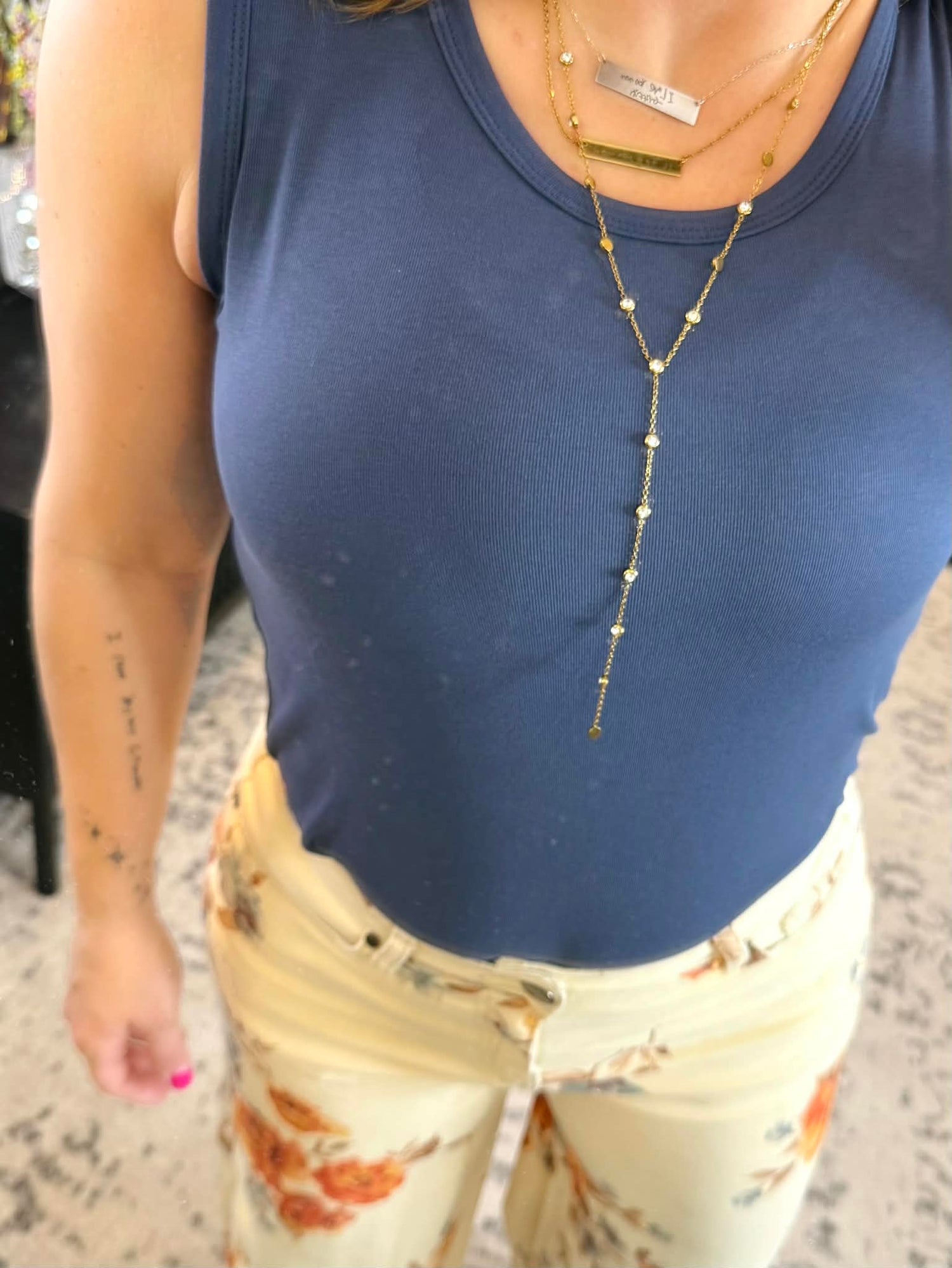 MM Ava Tank - Denim Blue {XS-3X} - KaraMarie