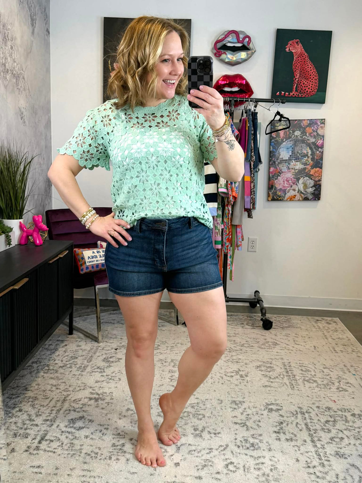 Judy Blue Slim Line Shorts {S-3X} - KaraMarie