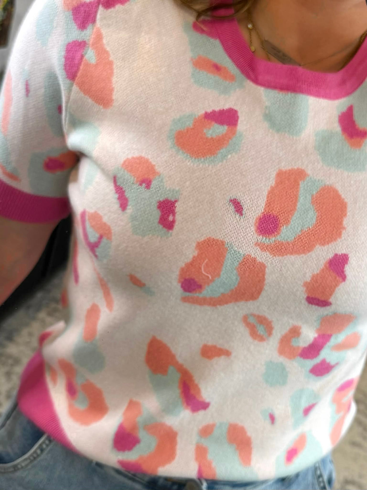 Spotted Statement Sweater Top {S-XL} - KaraMarie