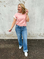 Judy Blue Turnline Fold-Over Straight Jeans {0-22W} - KaraMarie