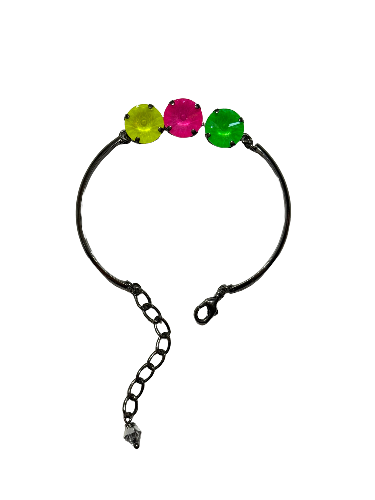 FriYAY Sparkle Drop :: Round Bar Bracelet :: Neon Summer