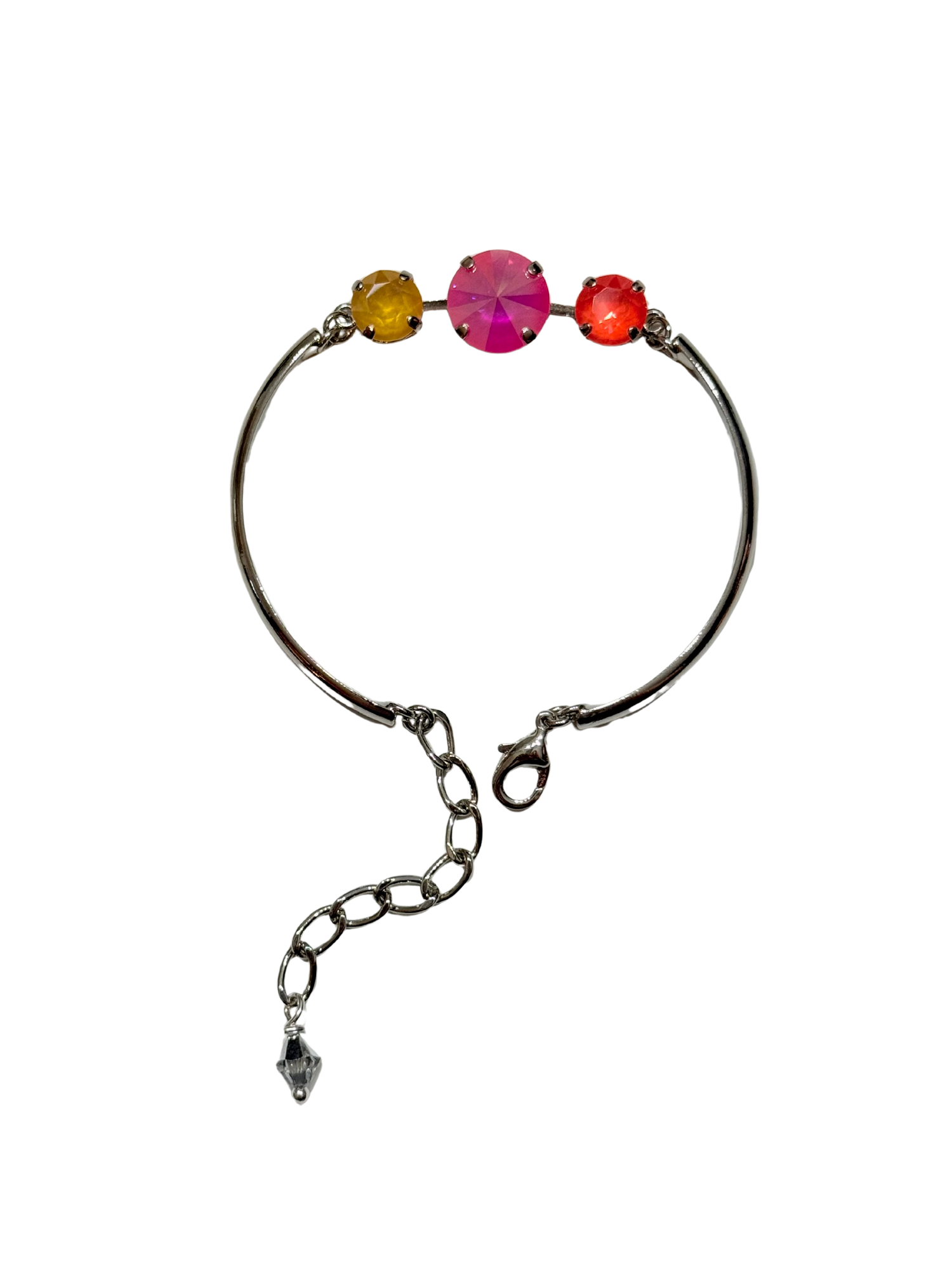 FriYAY Sparkle Drop :: Round Bar Bracelet :: Neon Sunset