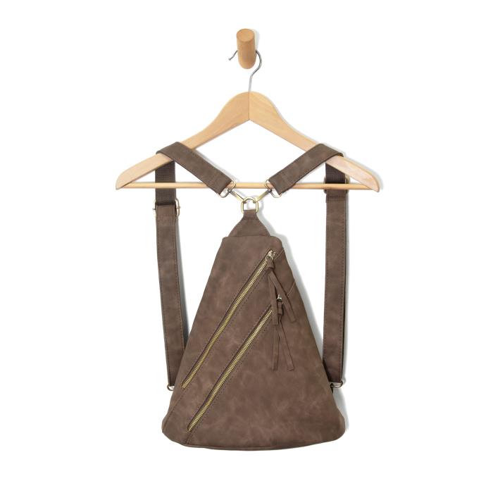 Joy Susan Peyton Double Zip Convertible Sling/Backpack {Multiple Colors} - KaraMarie