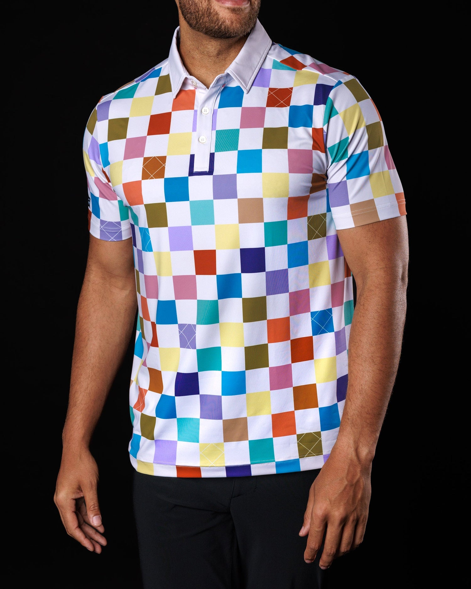Checked Out - Sunday Swagger Men's Golf Polo - KaraMarie