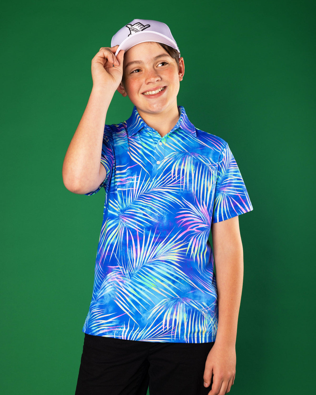 Resorter - Sunday Swagger YOUTH Golf Polo - KaraMarie