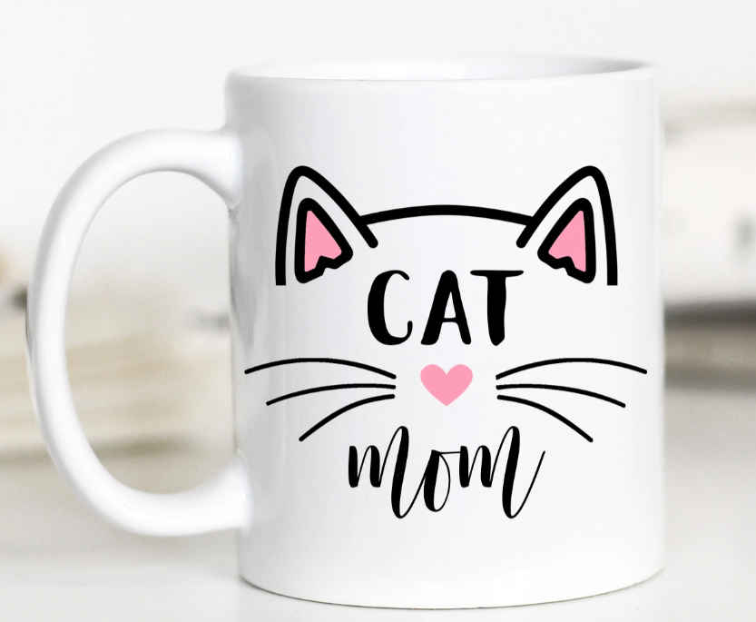 Cat Mom Ceramic Mug