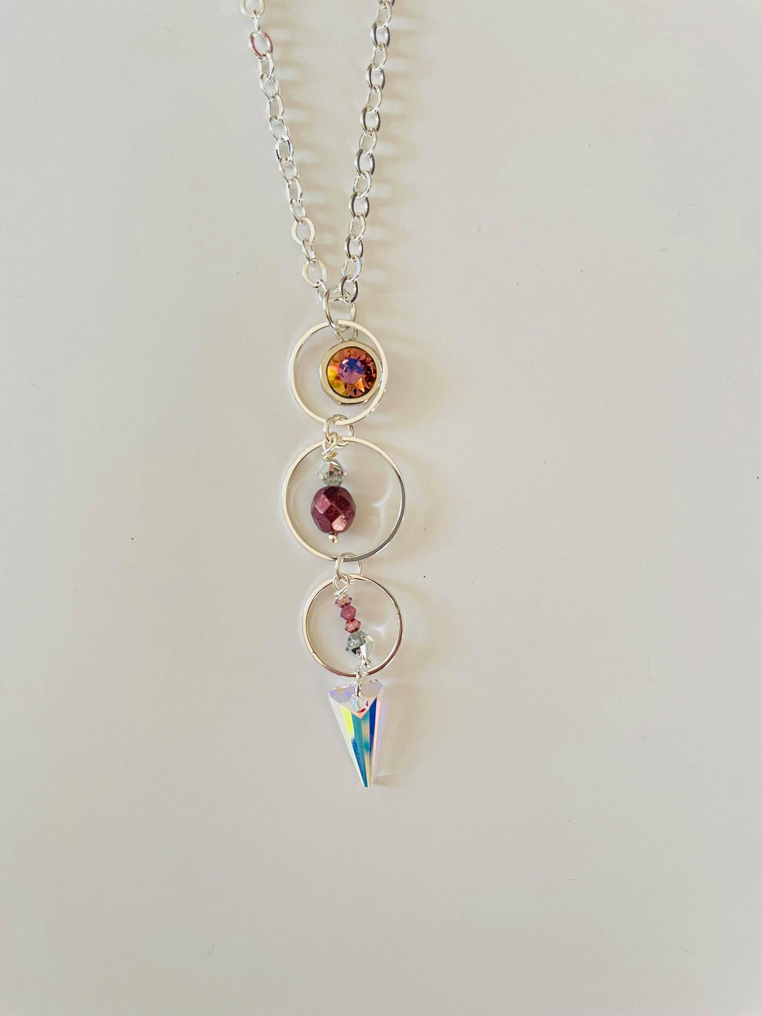 Spike Long Necklace in Iris Lemon - KaraMarie