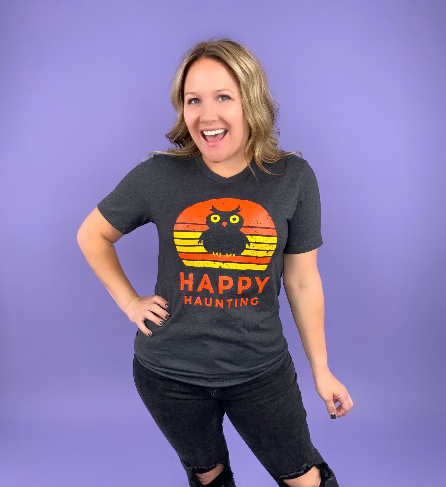 Happy Haunting Graphic Tee