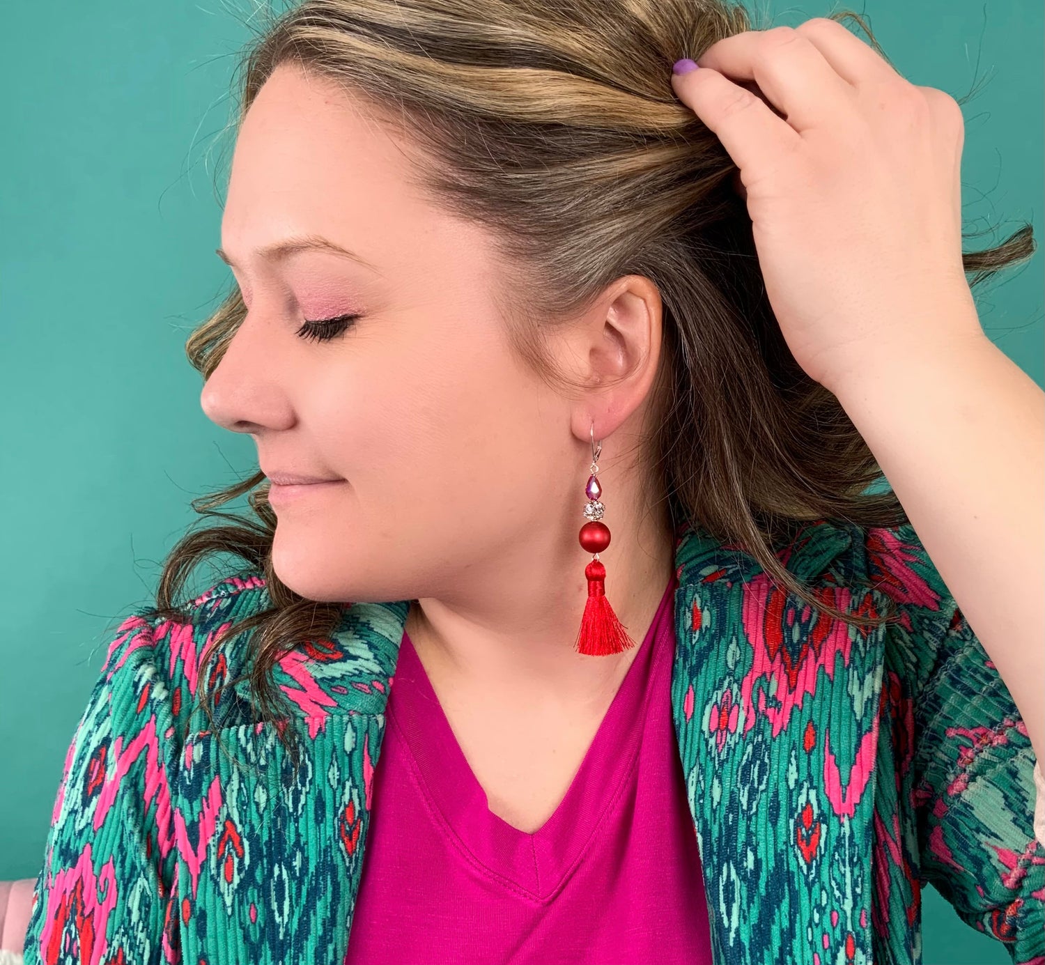 Red Wonder Earrings
