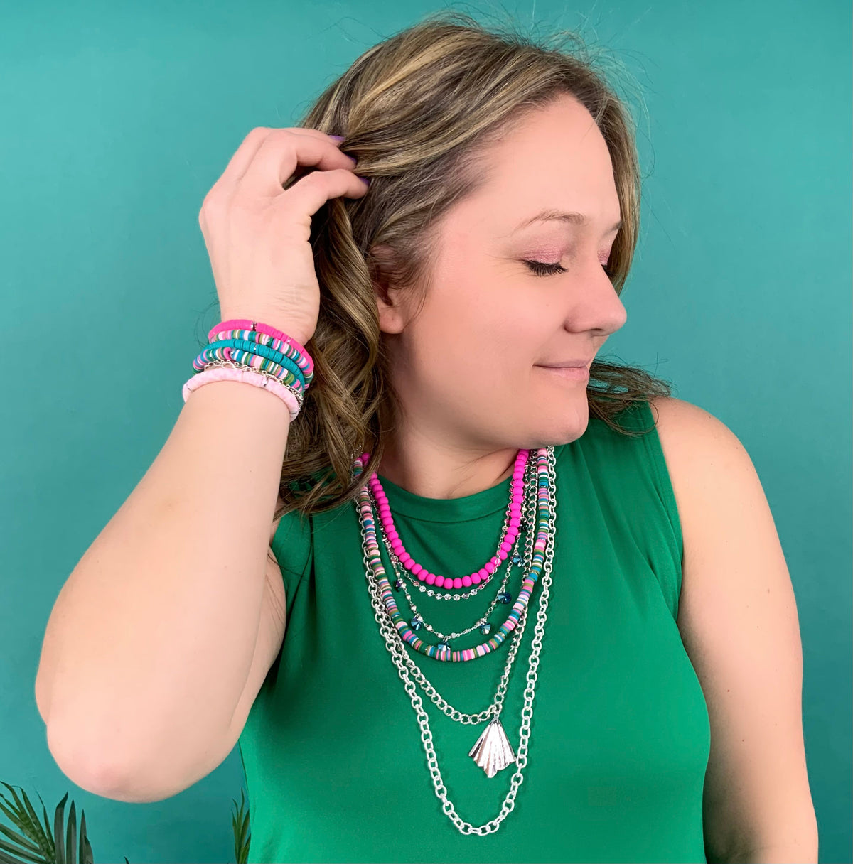 Rose Garden Collection :: Heishi Stretch Bracelet Stack {Multiple Colors!} - KaraMarie