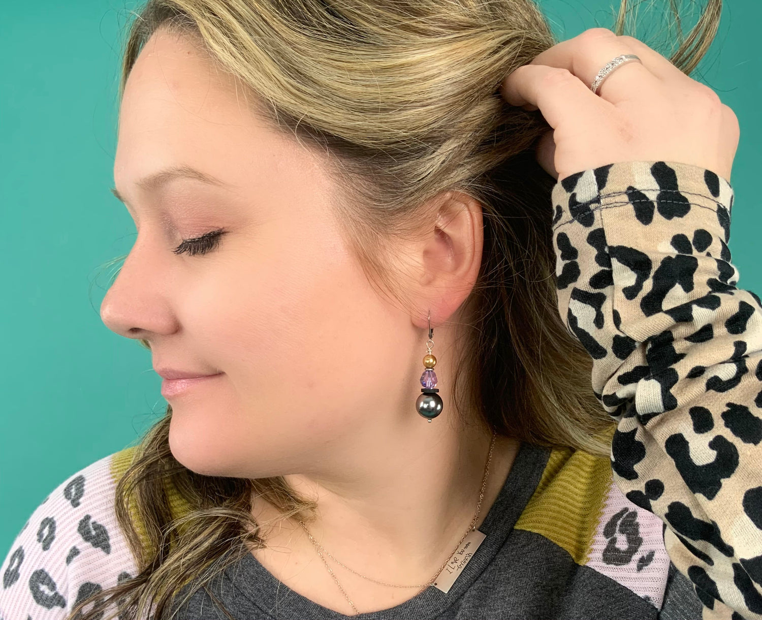 Stay In The Lines Simple Drop Earrings