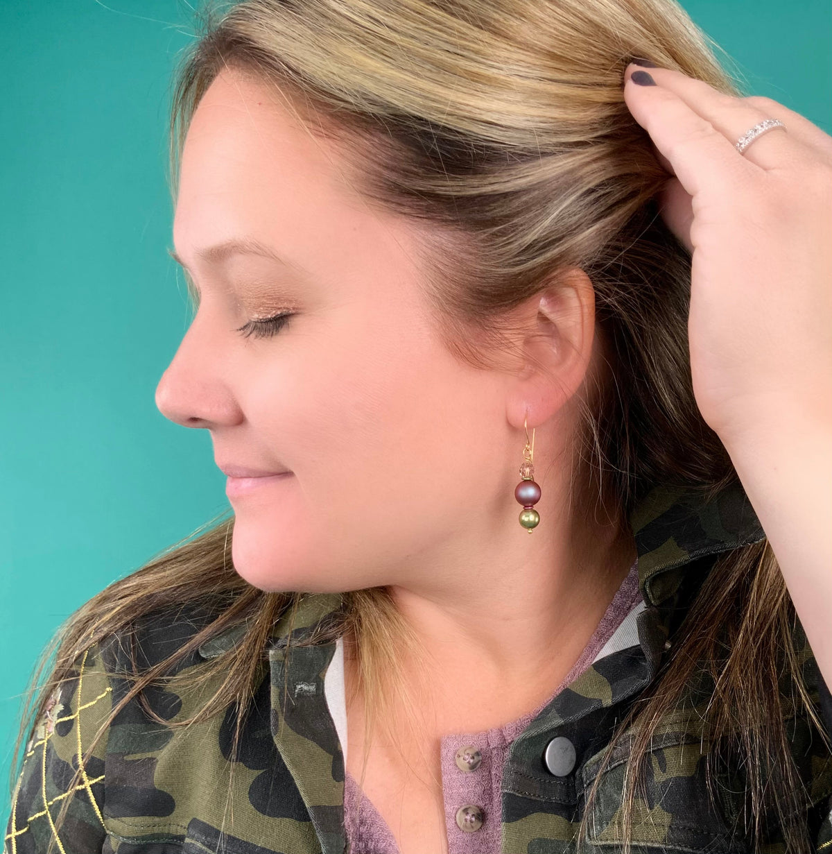 For the Heart Simple Drop Earrings - KaraMarie