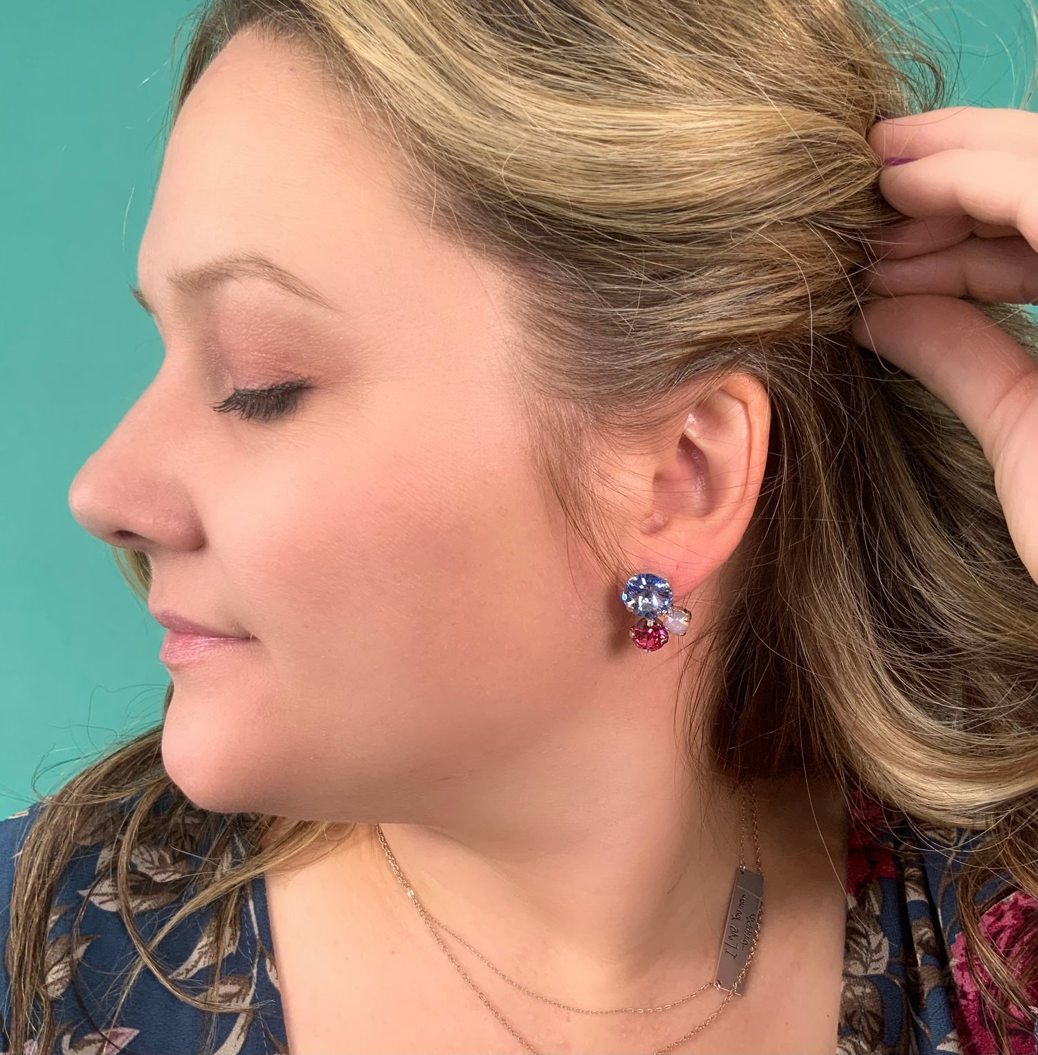 Floral Fantasy Cluster Earring