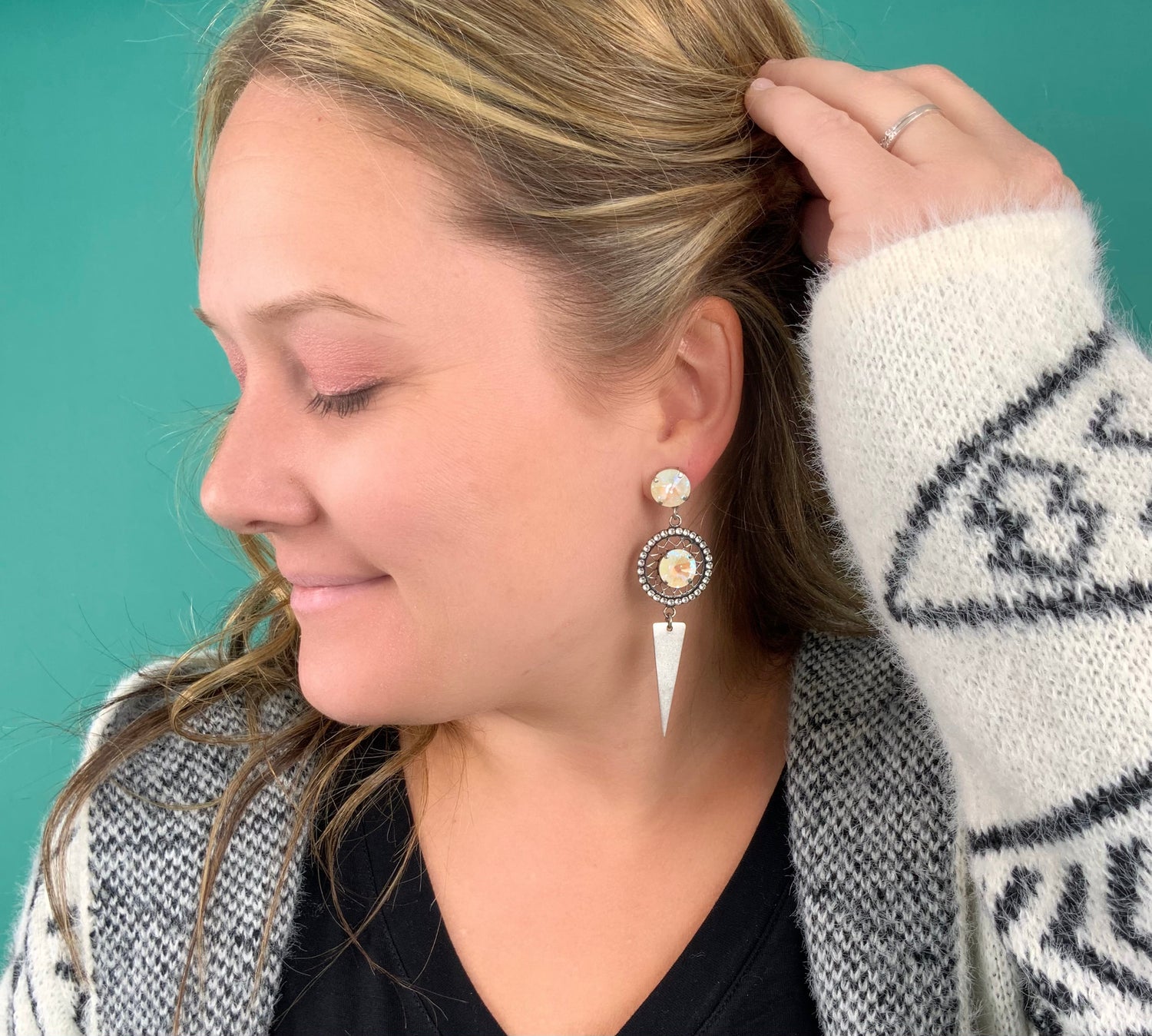 Dreamcatcher Spike Earrings