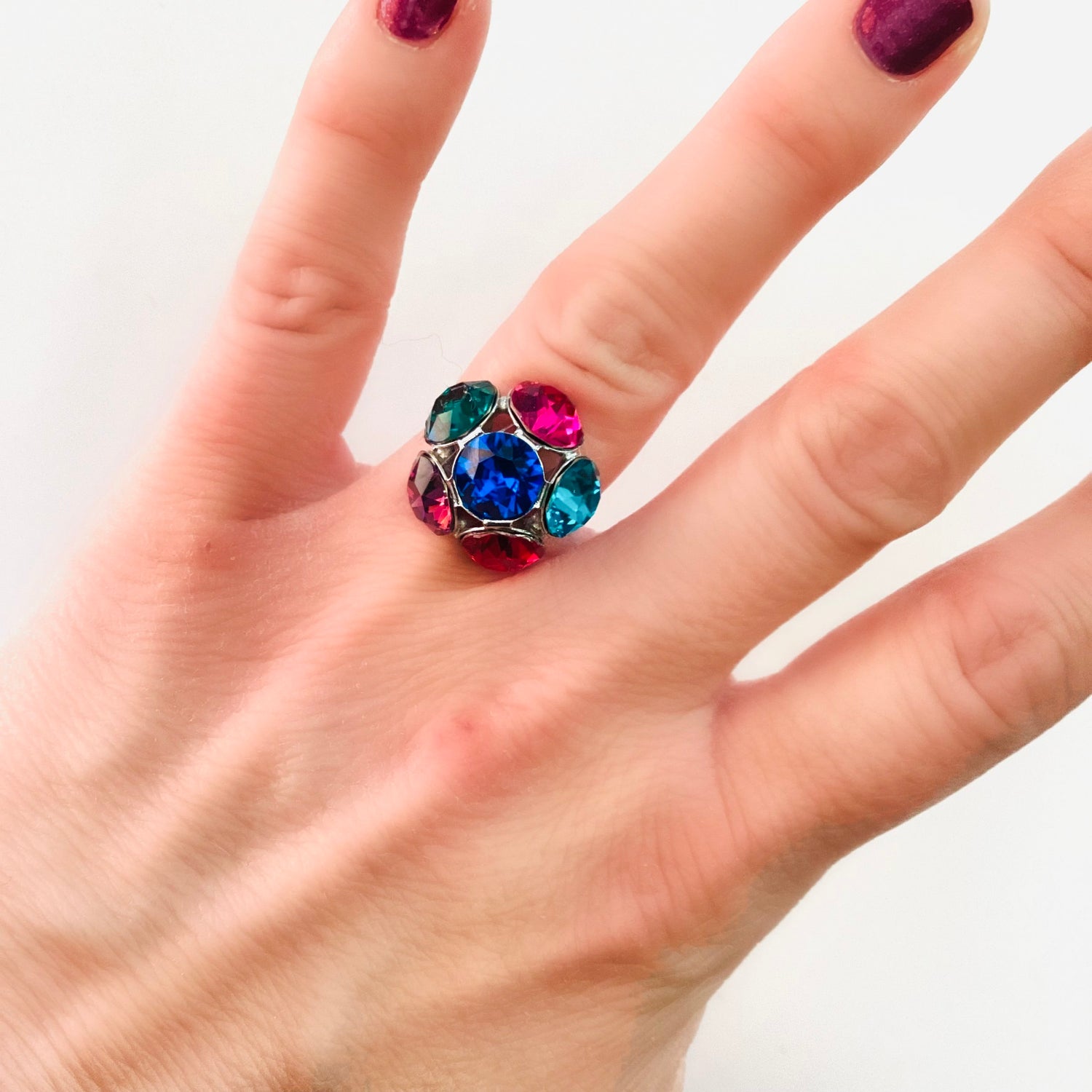 Fireball Ring in Jewel Tones