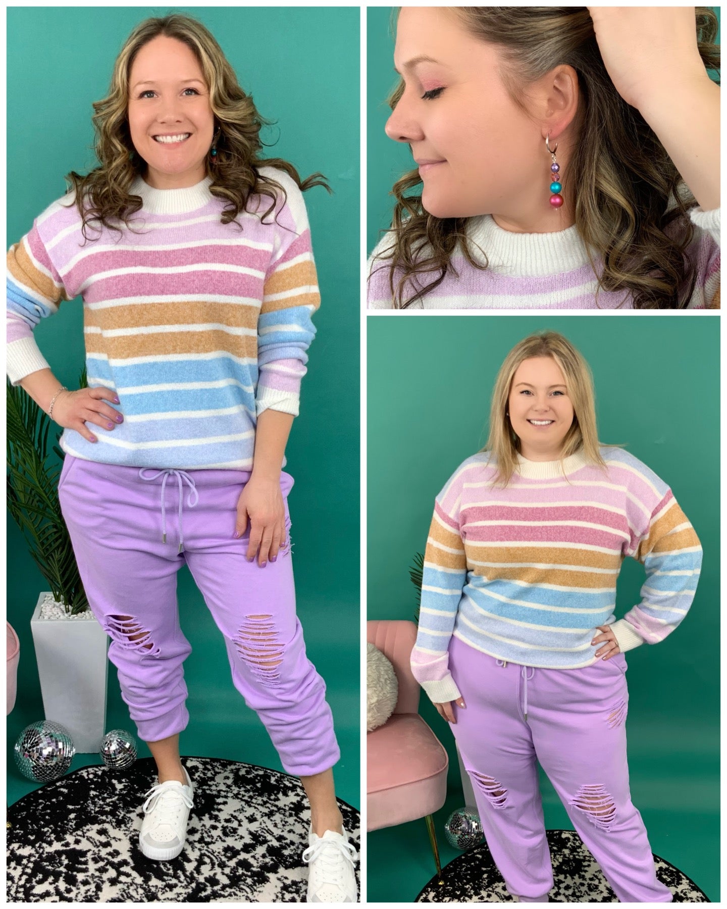 Fun in the Sun Hoop Earrings - KaraMarie