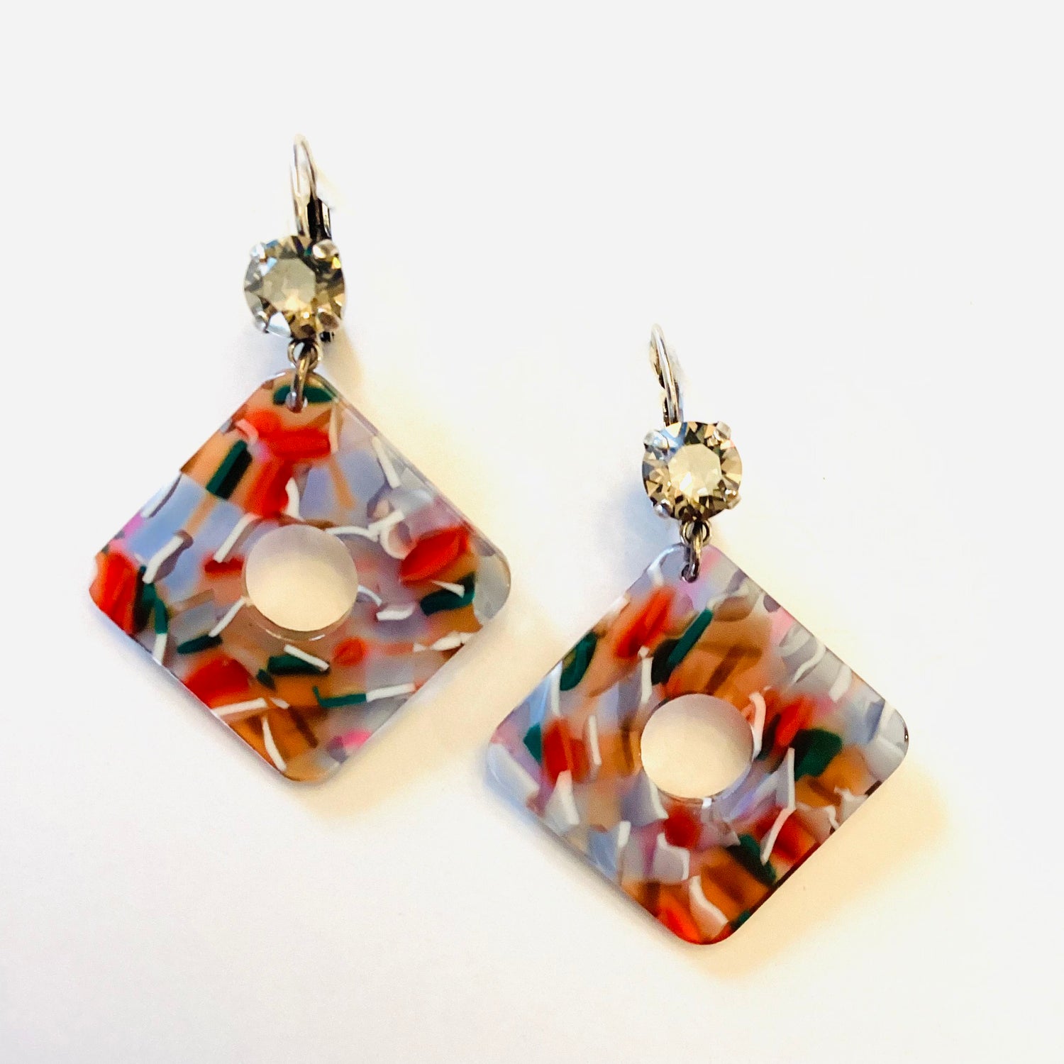 Confetti Drop Earrings in Luster