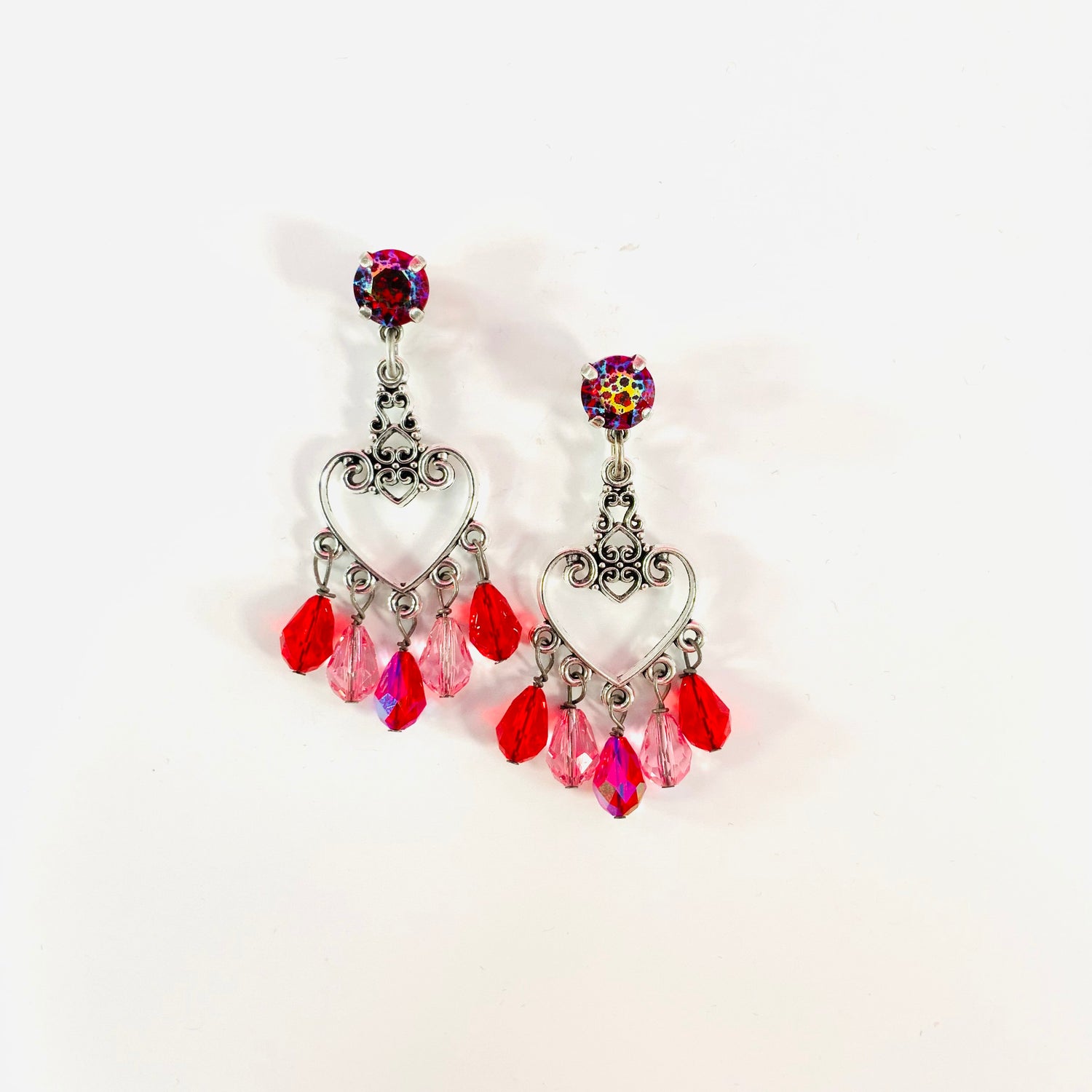 Chandelier Heart Earring - KaraMarie