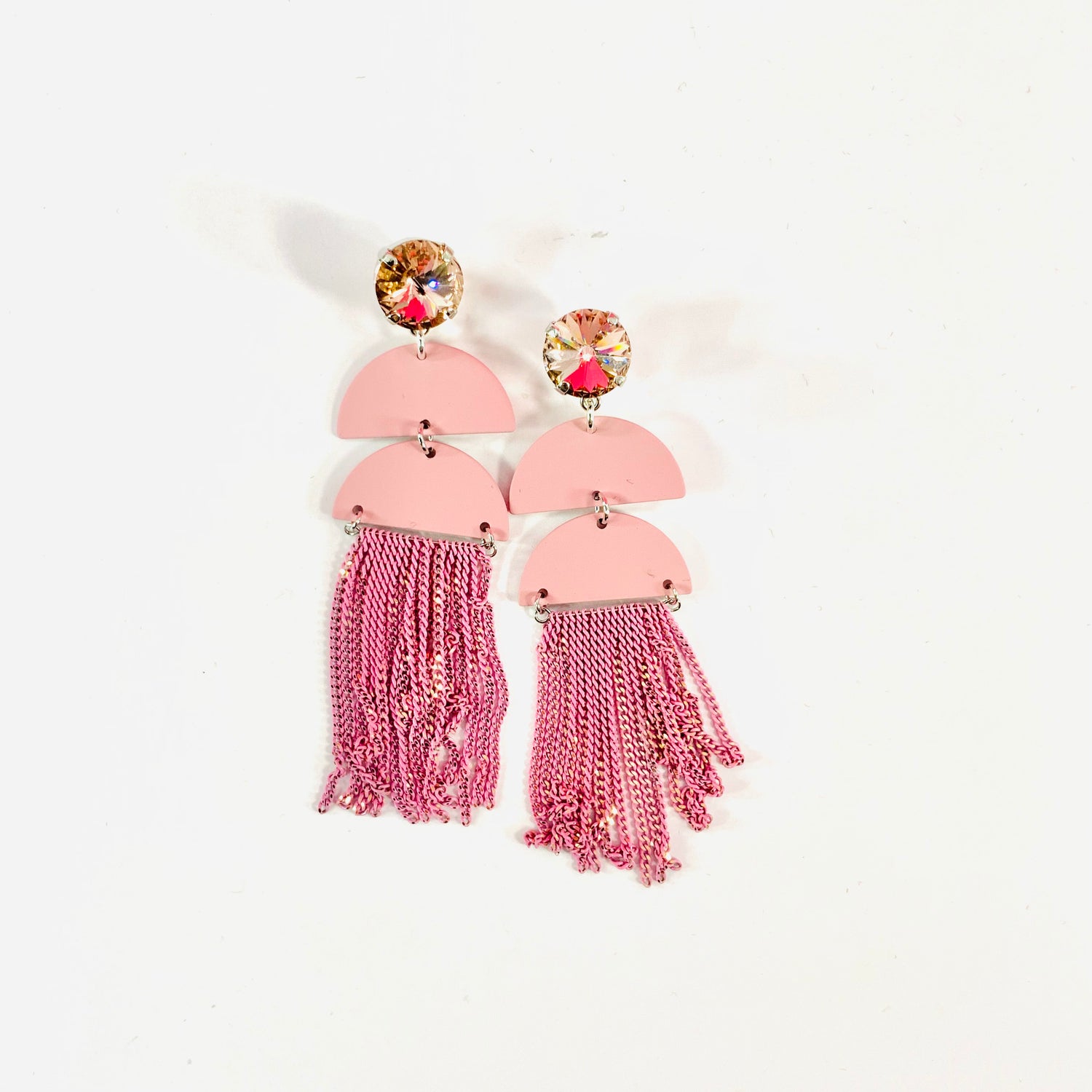 Keeping it Retro Earrings in Pink