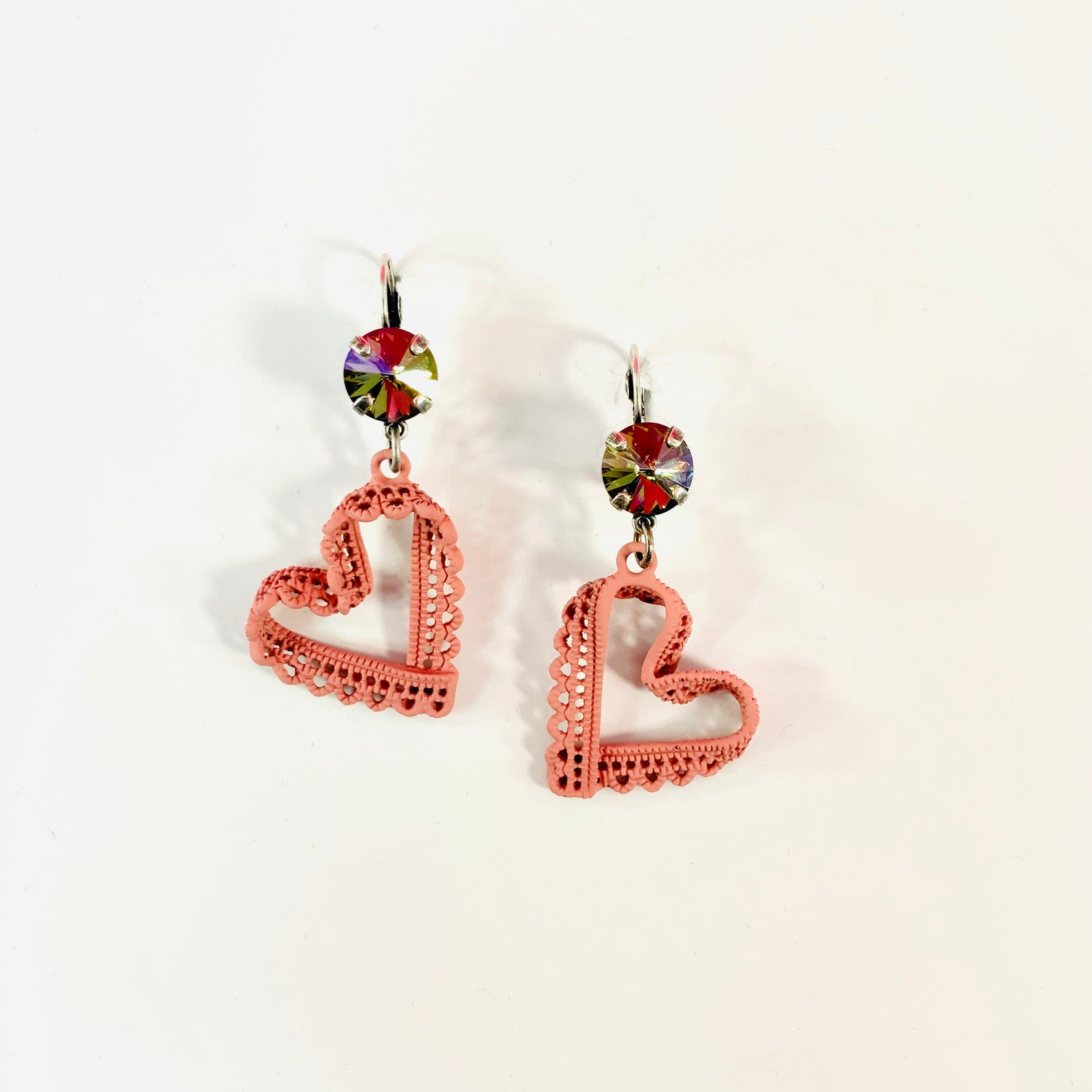 Metal Heart Earrings - KaraMarie