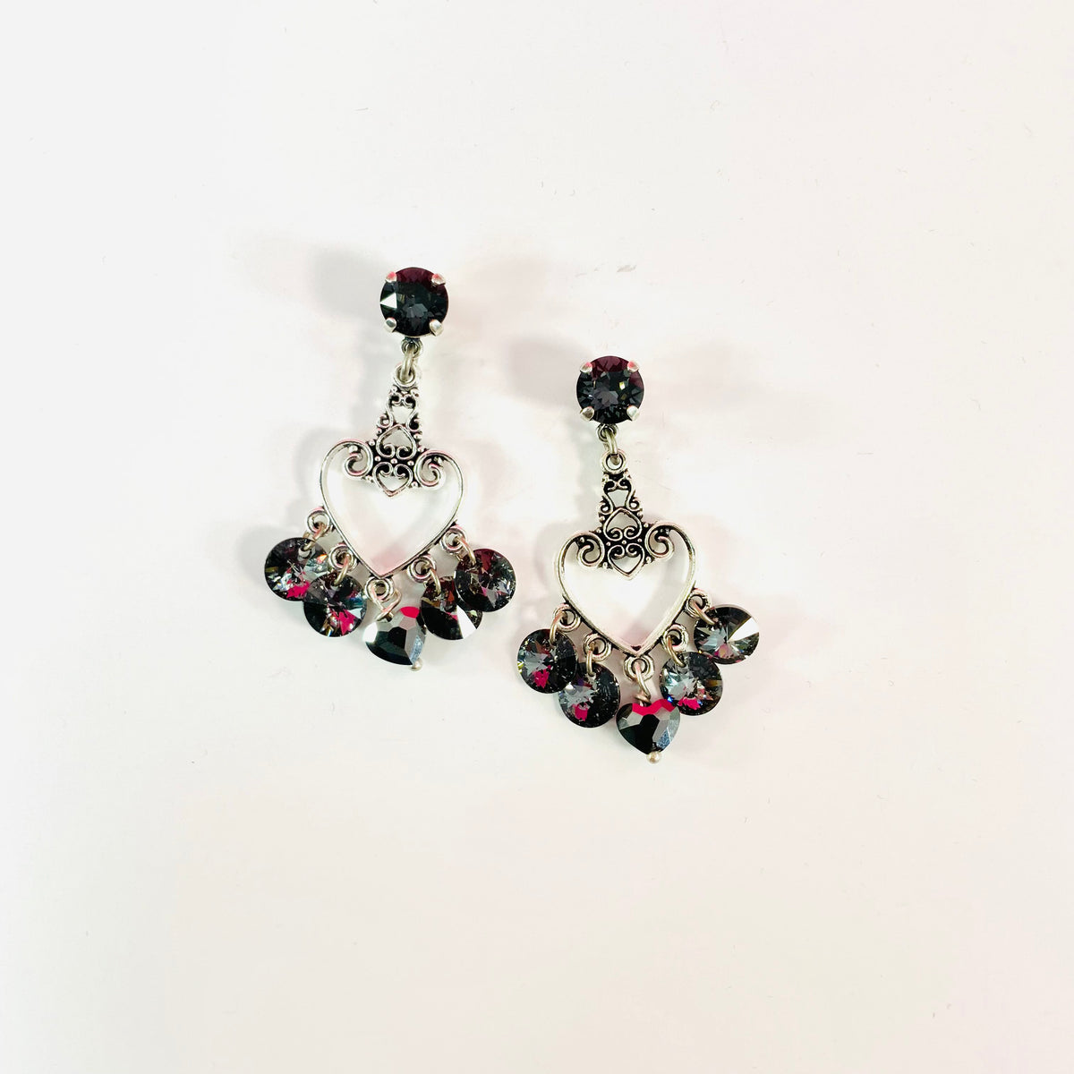 Chandelier Heart Earring - KaraMarie