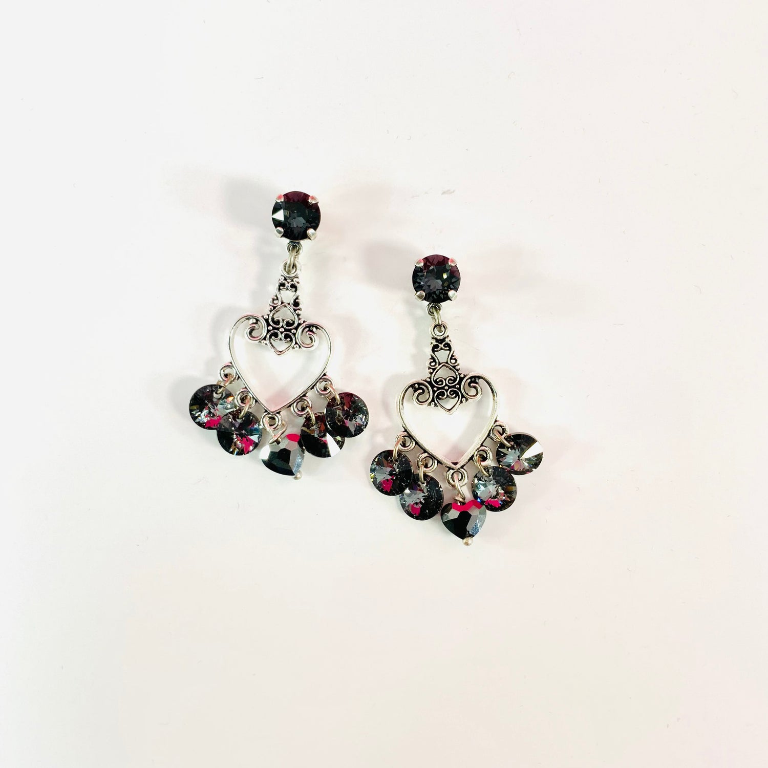 Chandelier Heart Earring - KaraMarie
