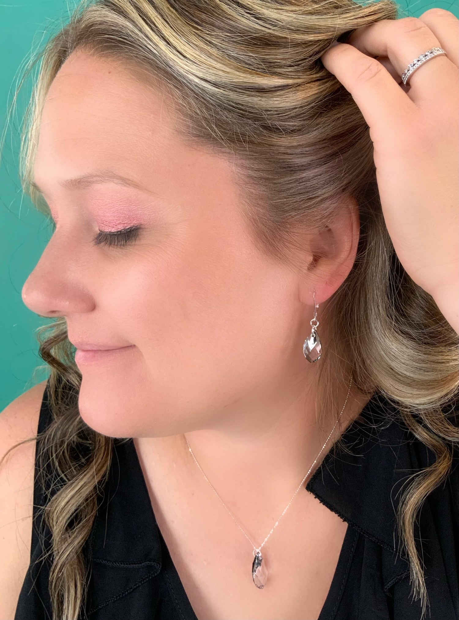Crystal Drop Necklace