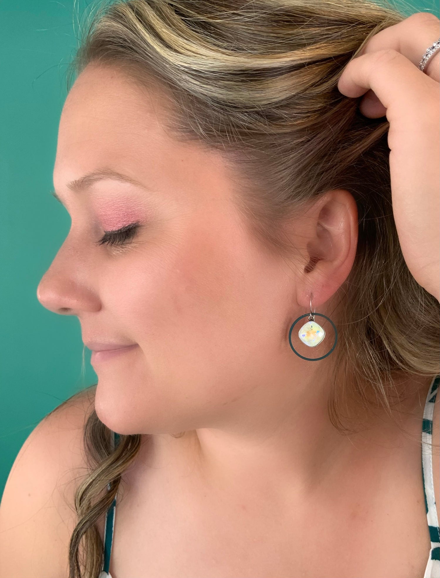 Teal The End Earrings