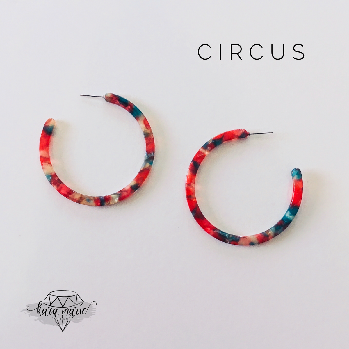 Hoop Earring - Large - Multiple Colors! - KaraMarie Boutique