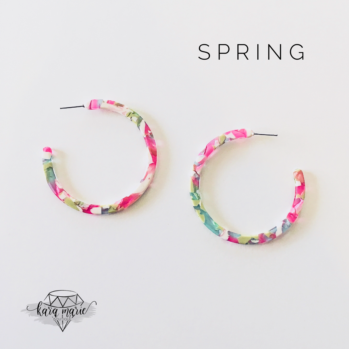 Hoop Earring - Large - Multiple Colors! - KaraMarie Boutique