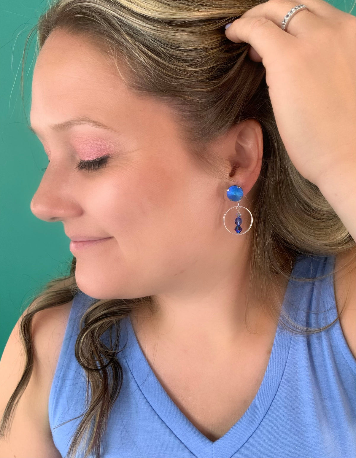 Drops of Blue Earrings - KaraMarie