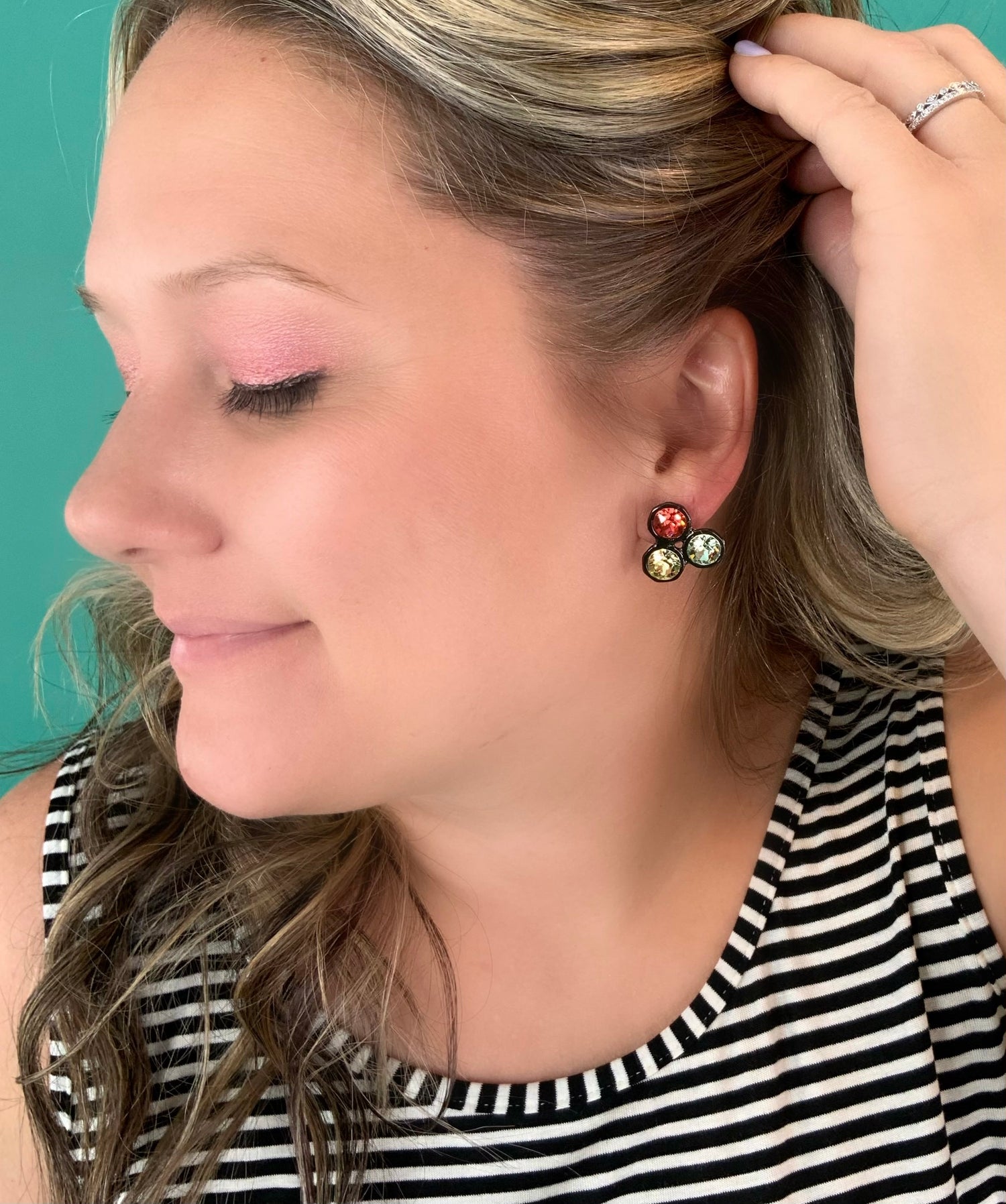 Journey Triple Cluster Earring - KaraMarie