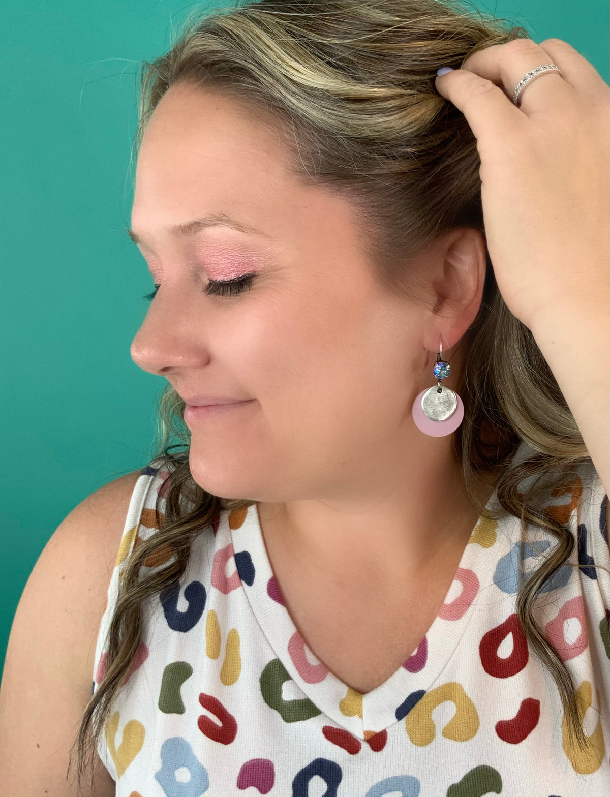 Mauve Drop Earrings - KaraMarie