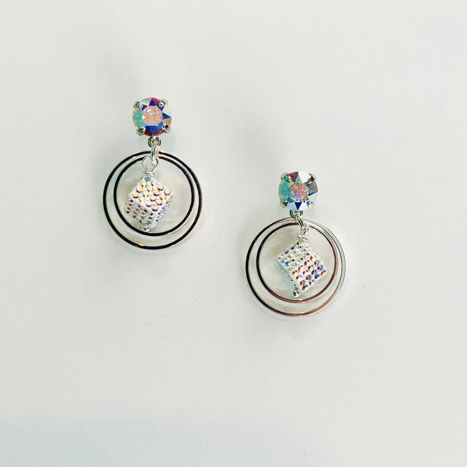 Moon Spark Whitney Earrings! DISCONTINUED CRYSTALS!!!