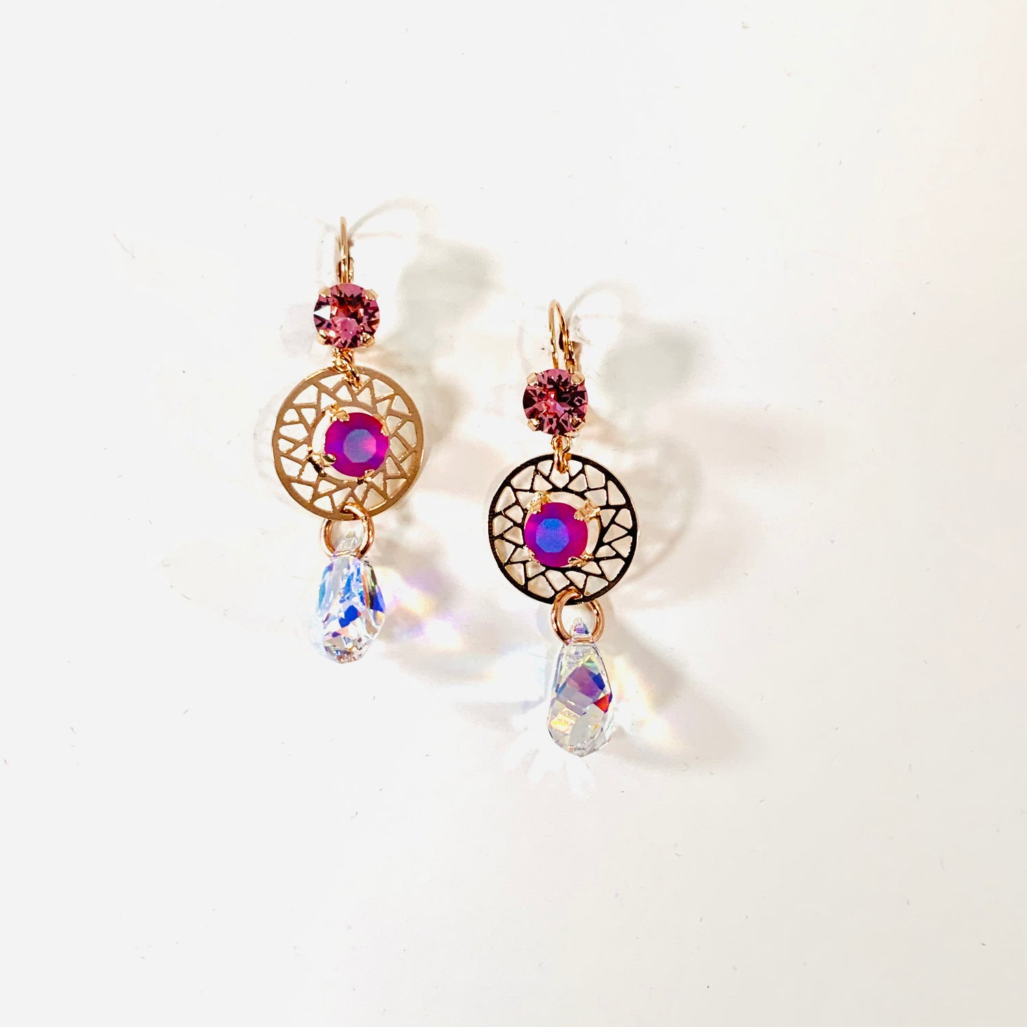 Rose Gold Dreamcatcher Helix Earrings