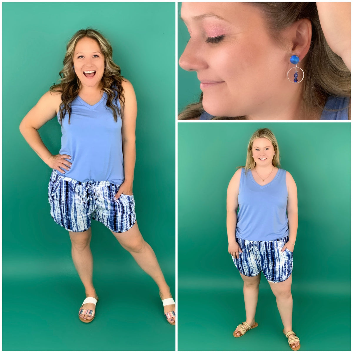 Drops of Blue Earrings - KaraMarie