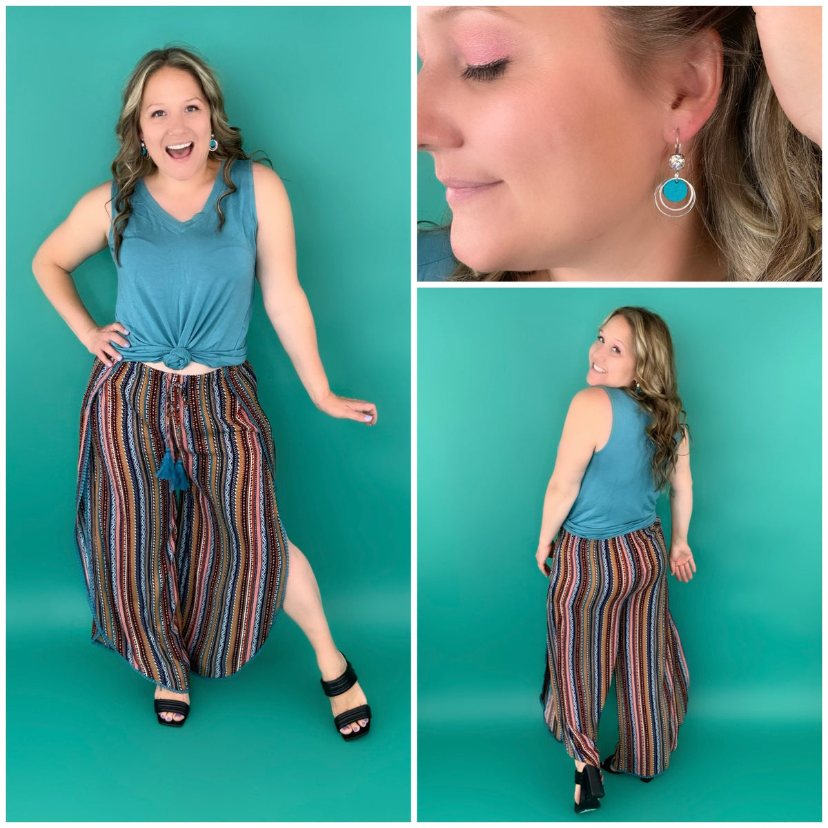 Blue Wonder Drop Earrings - KaraMarie