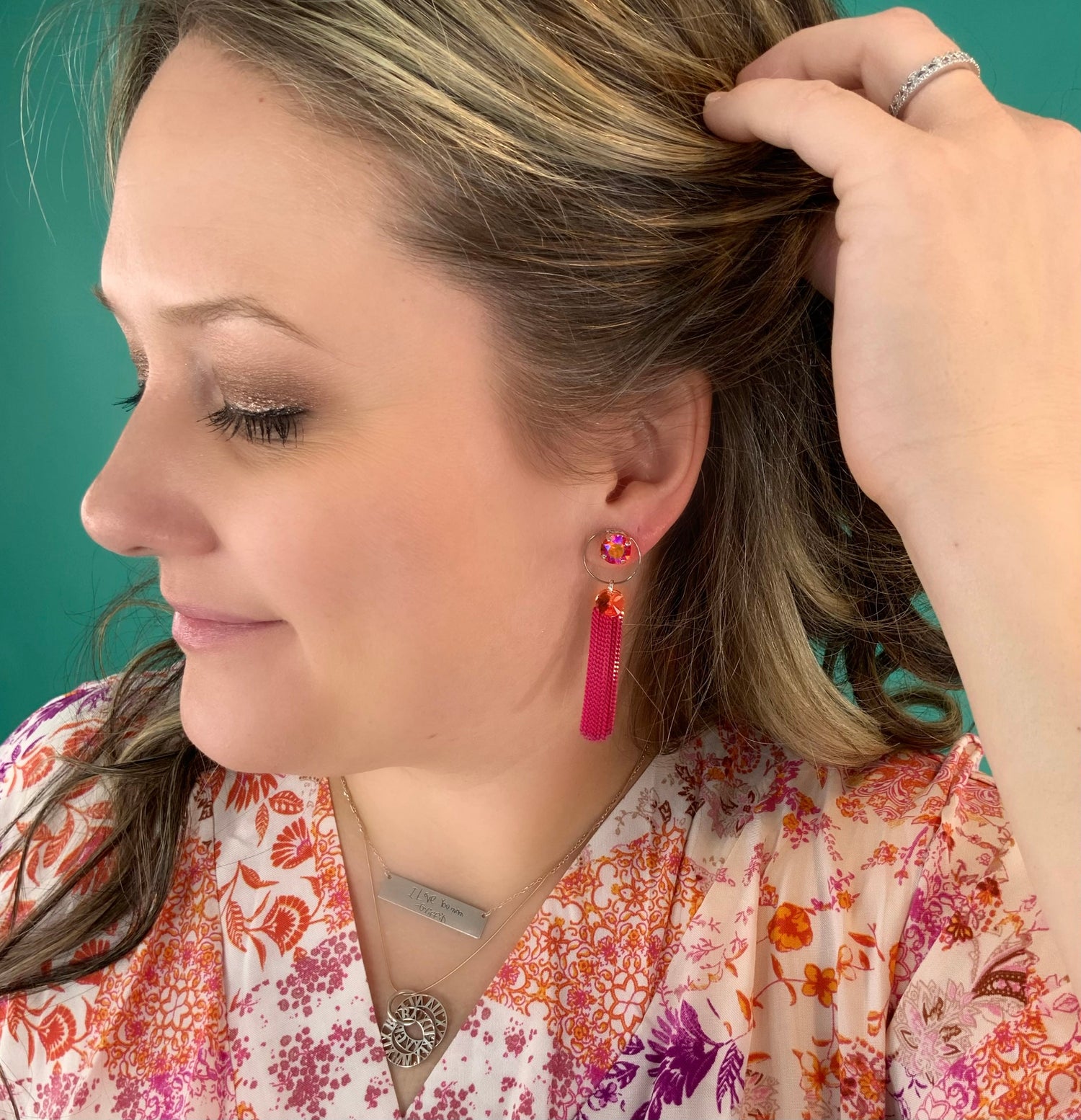 Pretty Princess Fringe Earrings
