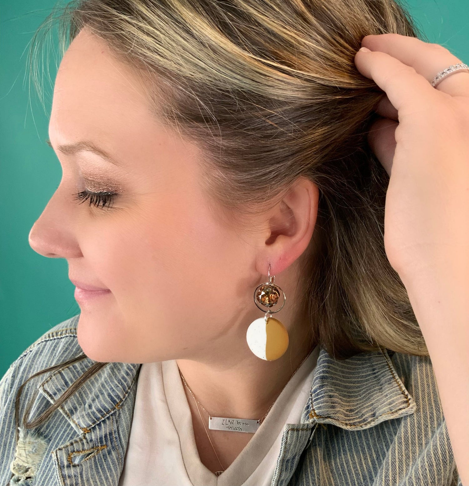 Chic + Sweet Caramel Drop Earrings