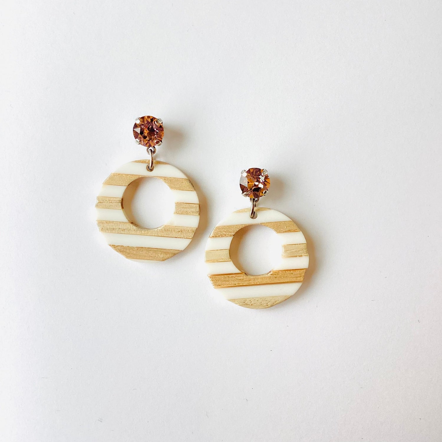 Mind Over Matter Wood Earrings